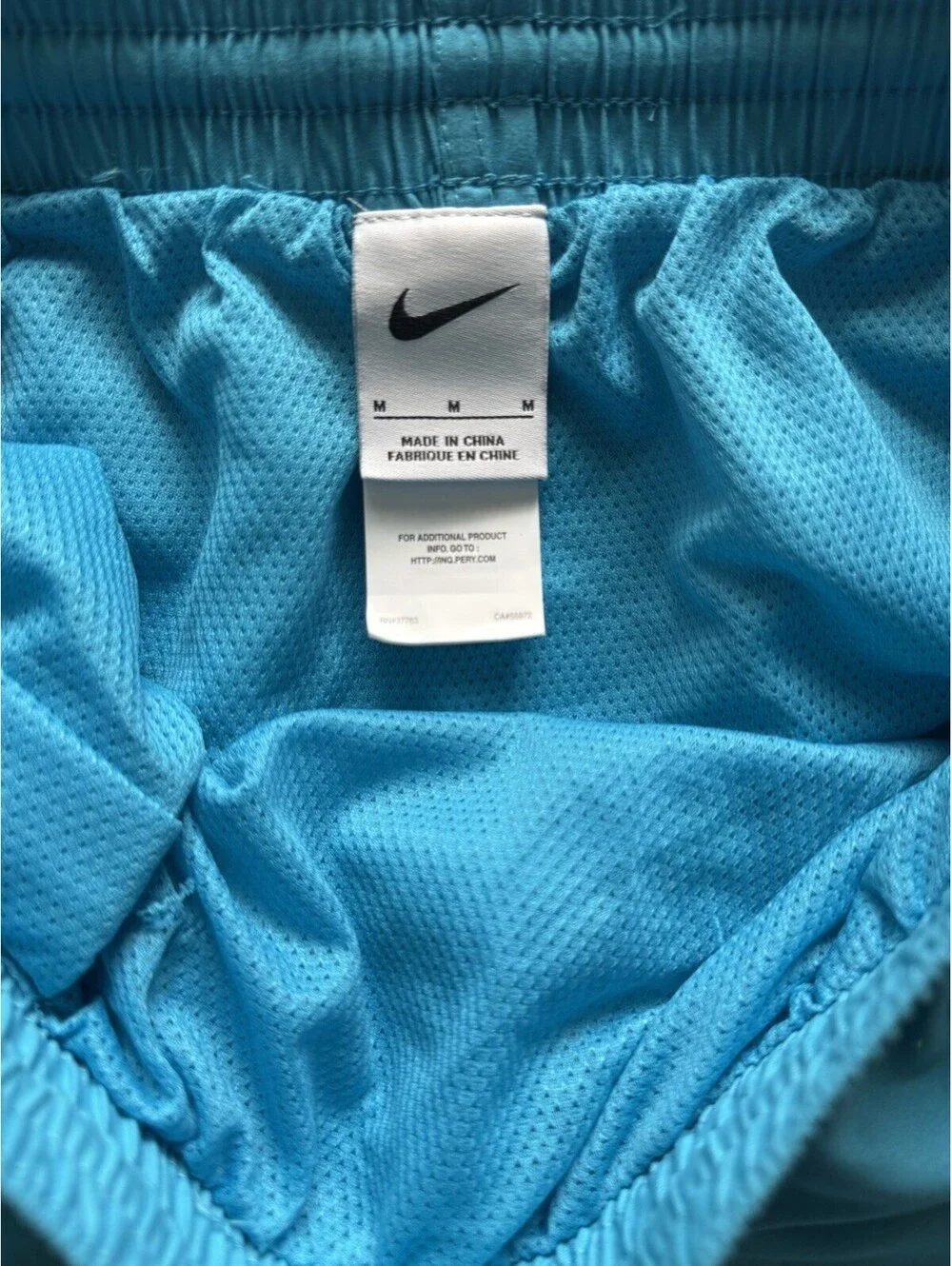NWT- Nike Mens Sz M Swim Bottom Board Shorts Swim Trunks NESSA568-480 Black Blue